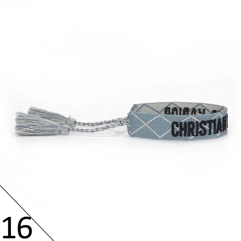 Hand-Rope Embroidered Bracelet with Tassel for Men - Image 17