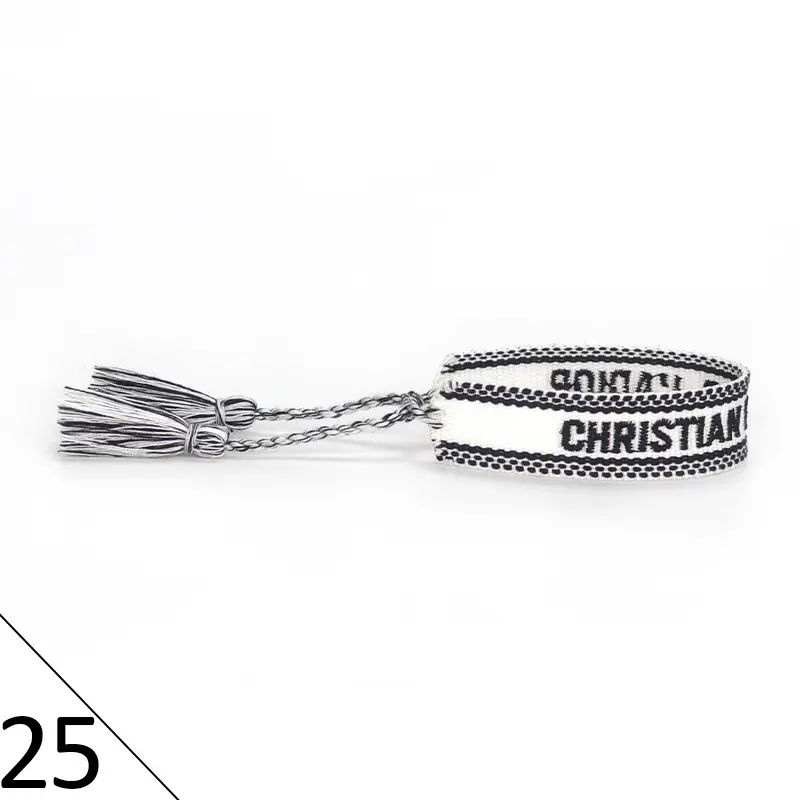 Hand-Rope Embroidered Bracelet with Tassel for Men - Image 26