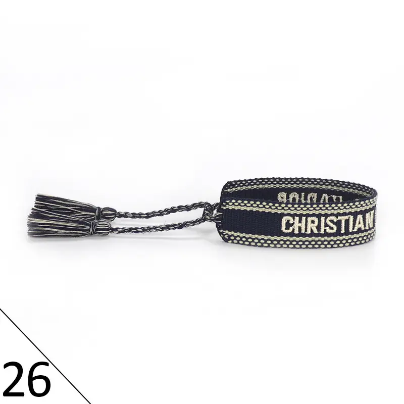 Hand-Rope Embroidered Bracelet with Tassel for Men - Image 27