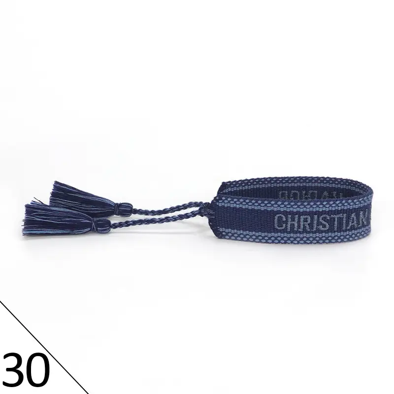 Hand-Rope Embroidered Bracelet with Tassel for Men - Image 31