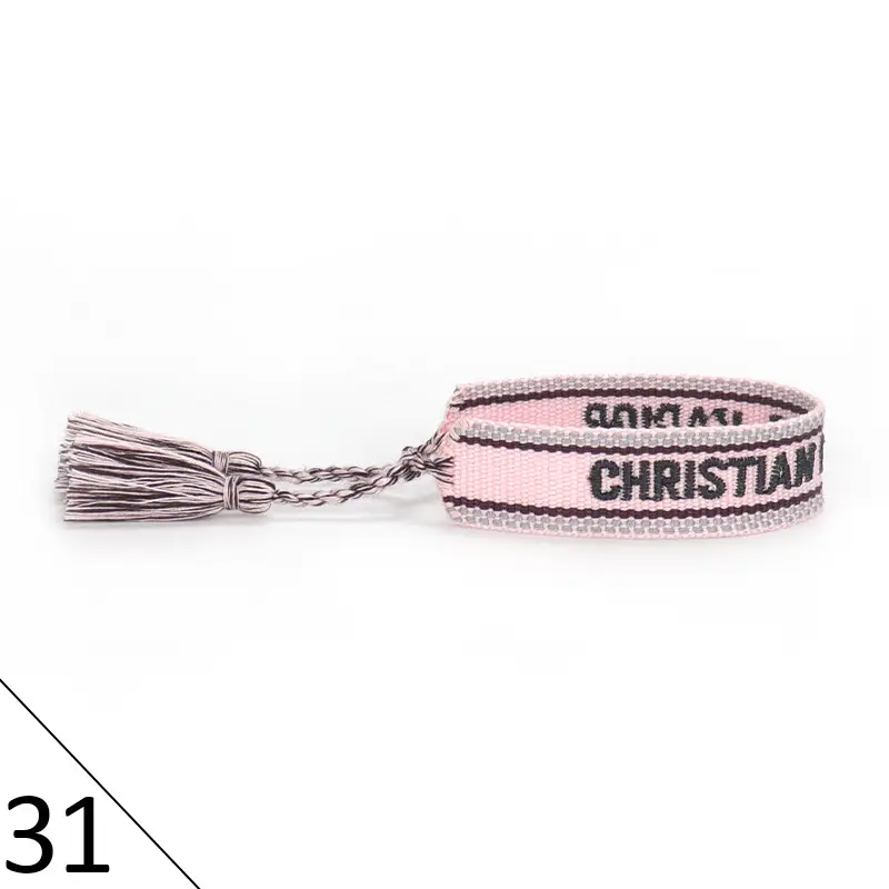 Hand-Rope Embroidered Bracelet with Tassel for Men - Image 32
