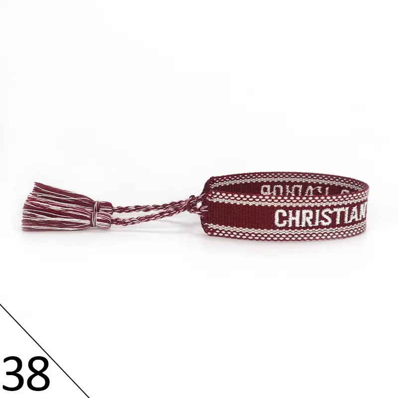 Hand-Rope Embroidered Bracelet with Tassel for Men - Image 39