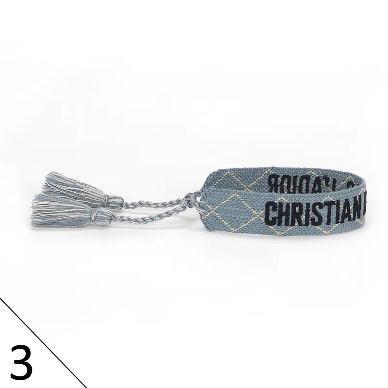 Hand-Rope Embroidered Bracelet with Tassel for Men - Image 4