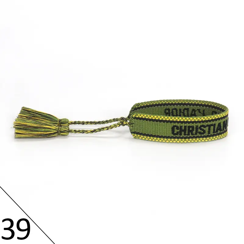 Hand-Rope Embroidered Bracelet with Tassel for Men - Image 40