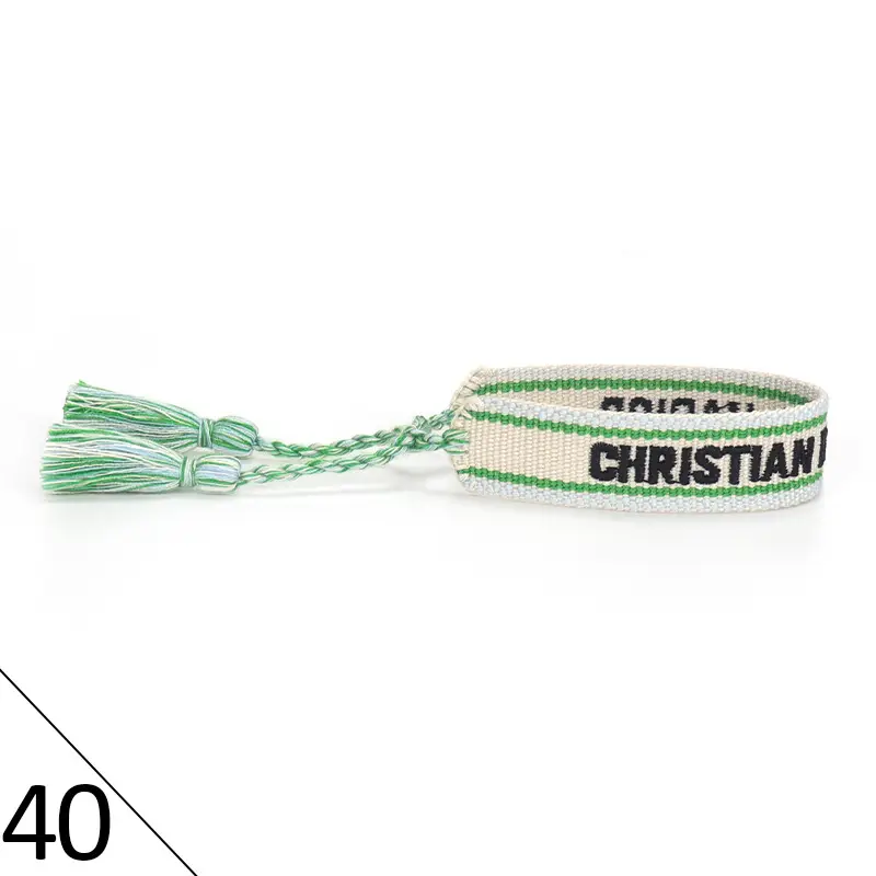 Hand-Rope Embroidered Bracelet with Tassel for Men - Image 41