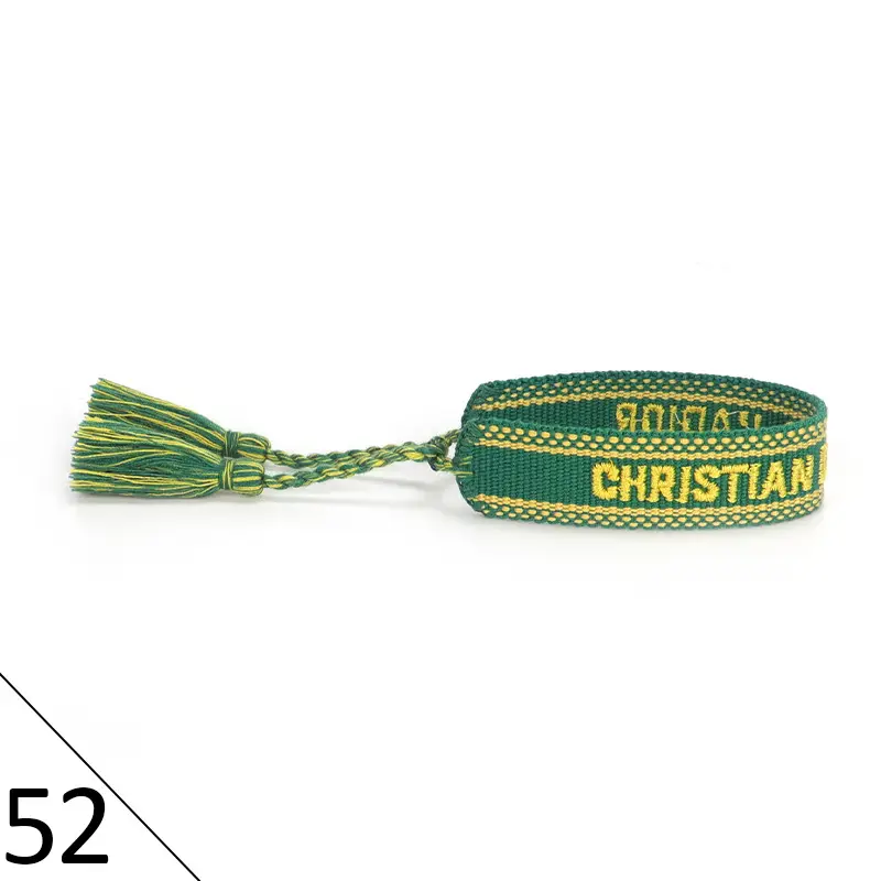 Hand-Rope Embroidered Bracelet with Tassel for Men - Image 53