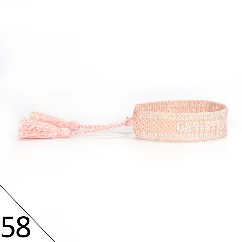 Hand-Rope Embroidered Bracelet with Tassel for Men - Image 59