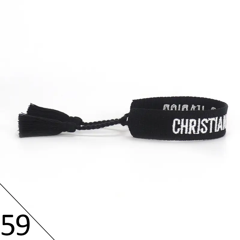 Hand-Rope Embroidered Bracelet with Tassel for Men - Image 60
