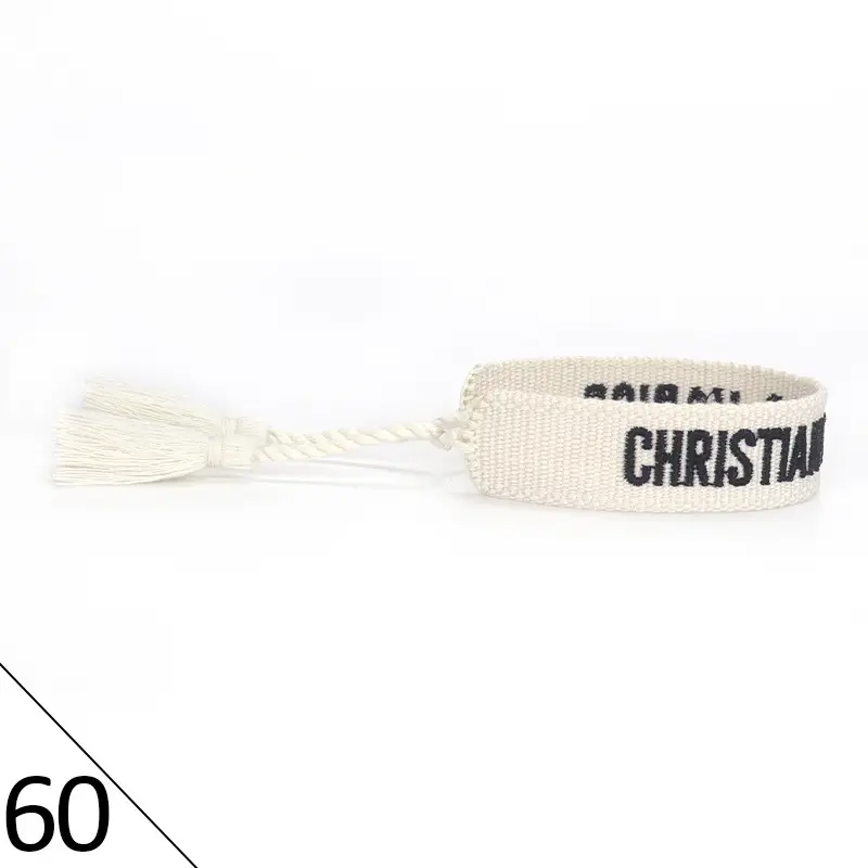 Hand-Rope Embroidered Bracelet with Tassel for Men - Image 61