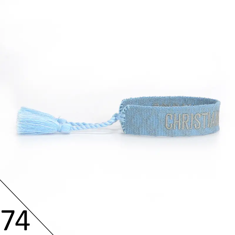Hand-Rope Embroidered Bracelet with Tassel for Men - Image 74