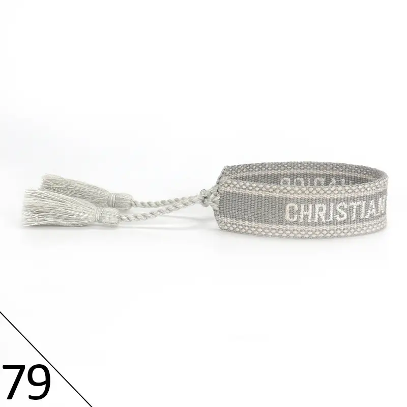 Hand-Rope Embroidered Bracelet with Tassel for Men - Image 79