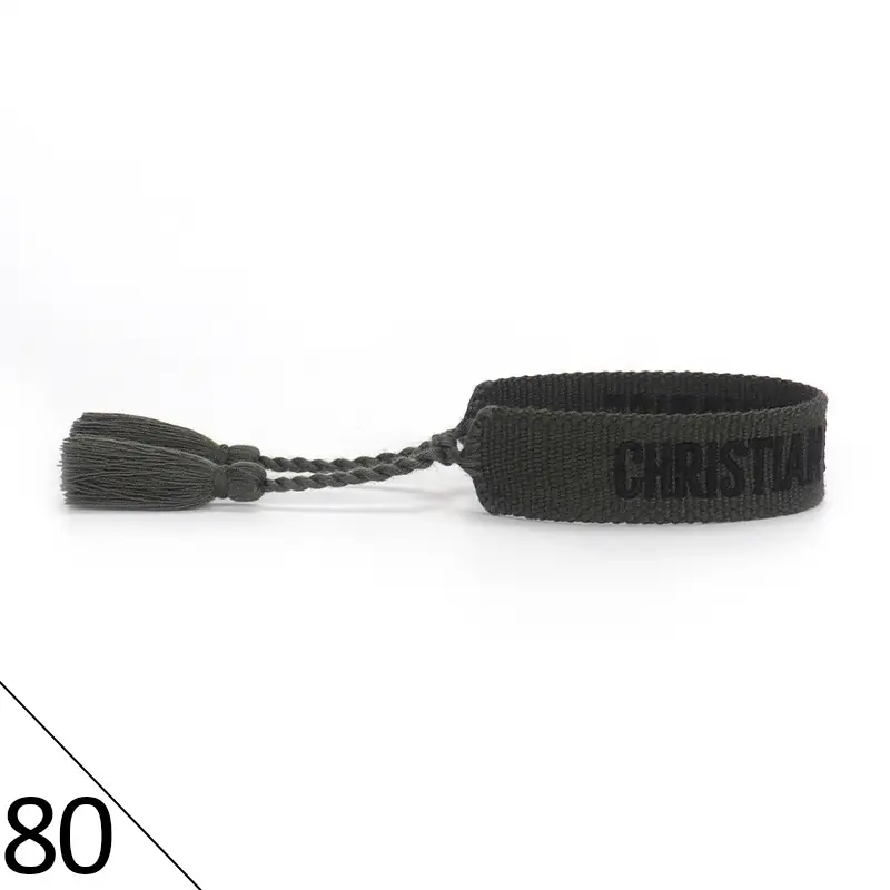 Hand-Rope Embroidered Bracelet with Tassel for Men - Image 80