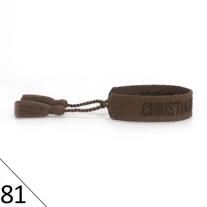 Hand-Rope Embroidered Bracelet with Tassel for Men - Image 81
