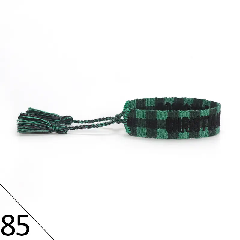 Hand-Rope Embroidered Bracelet with Tassel for Men - Image 85