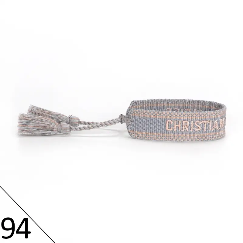 Hand-Rope Embroidered Bracelet with Tassel for Men - Image 94