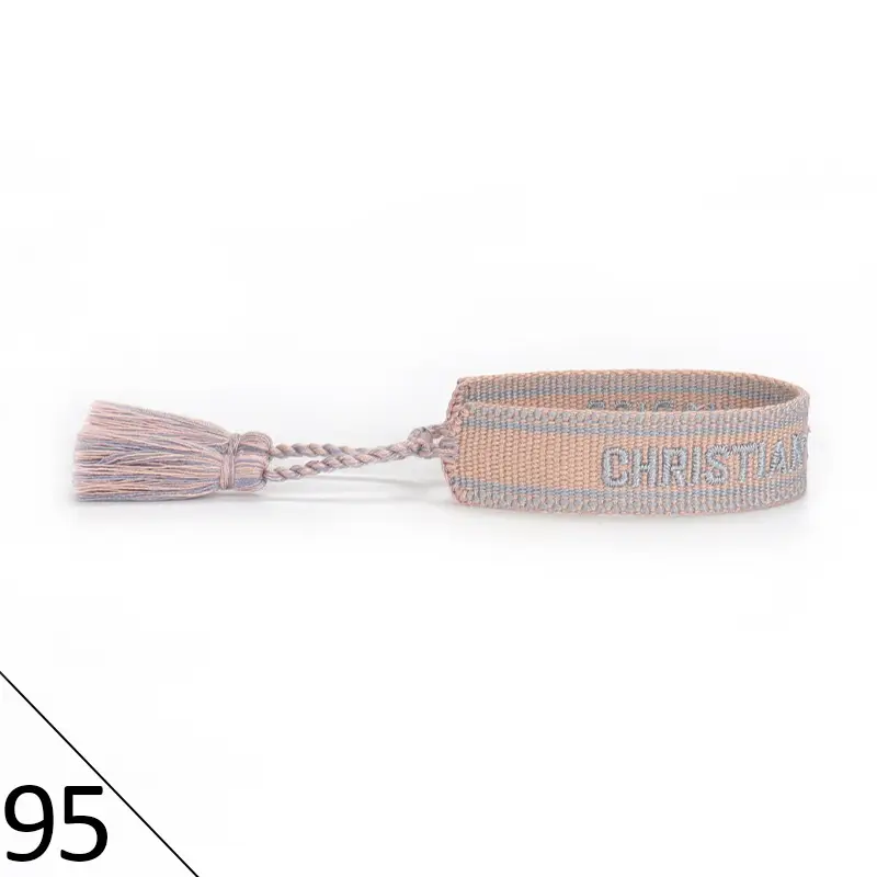 Hand-Rope Embroidered Bracelet with Tassel for Men - Image 95