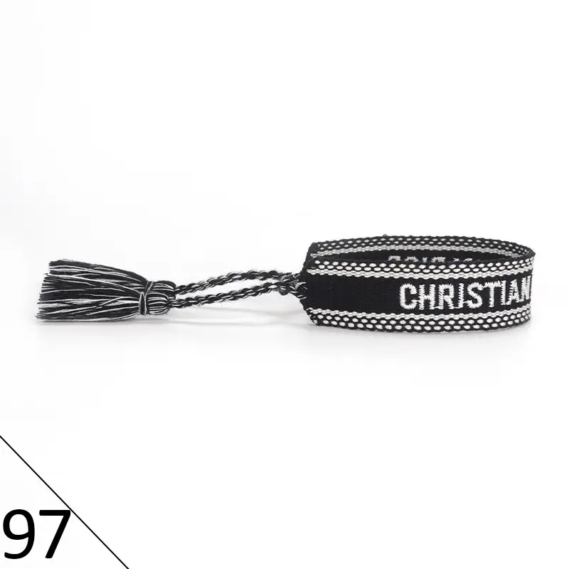 Hand-Rope Embroidered Bracelet with Tassel for Men - Image 97