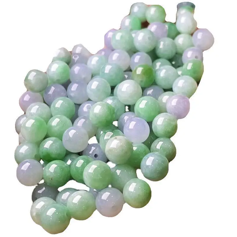 Wholesale Natural Jadeite Loose Beads Violet Sun Green - Image 5
