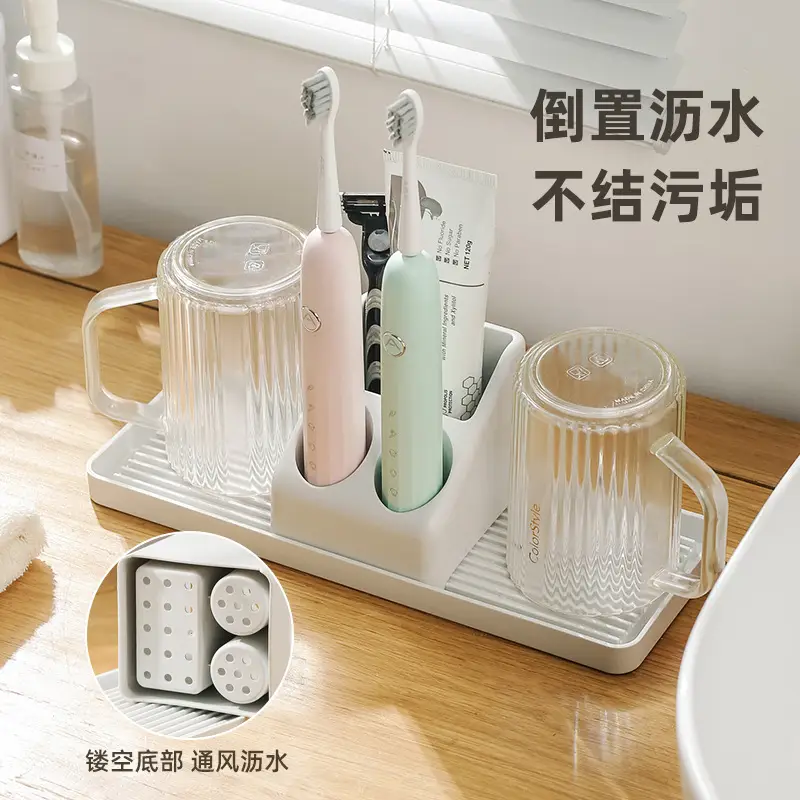 Transparent Toothbrush Holder 8.5x8.5x10cm - Image 9