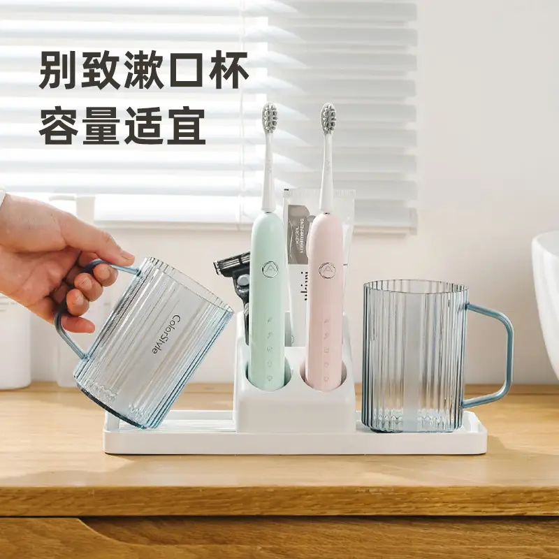 Transparent Toothbrush Holder 8.5x8.5x10cm - Image 10