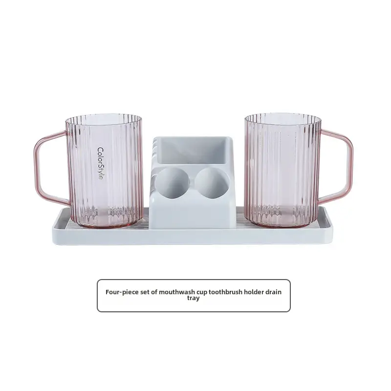 Transparent Toothbrush Holder 8.5x8.5x10cm - Image 3
