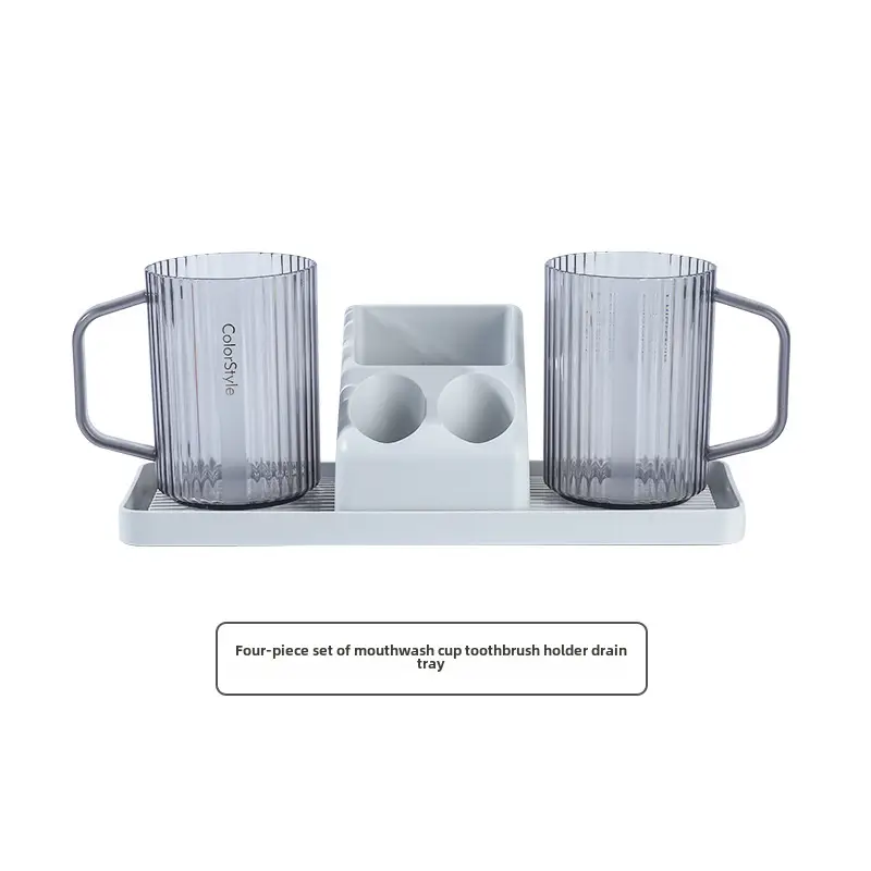 Transparent Toothbrush Holder 8.5x8.5x10cm - Image 4