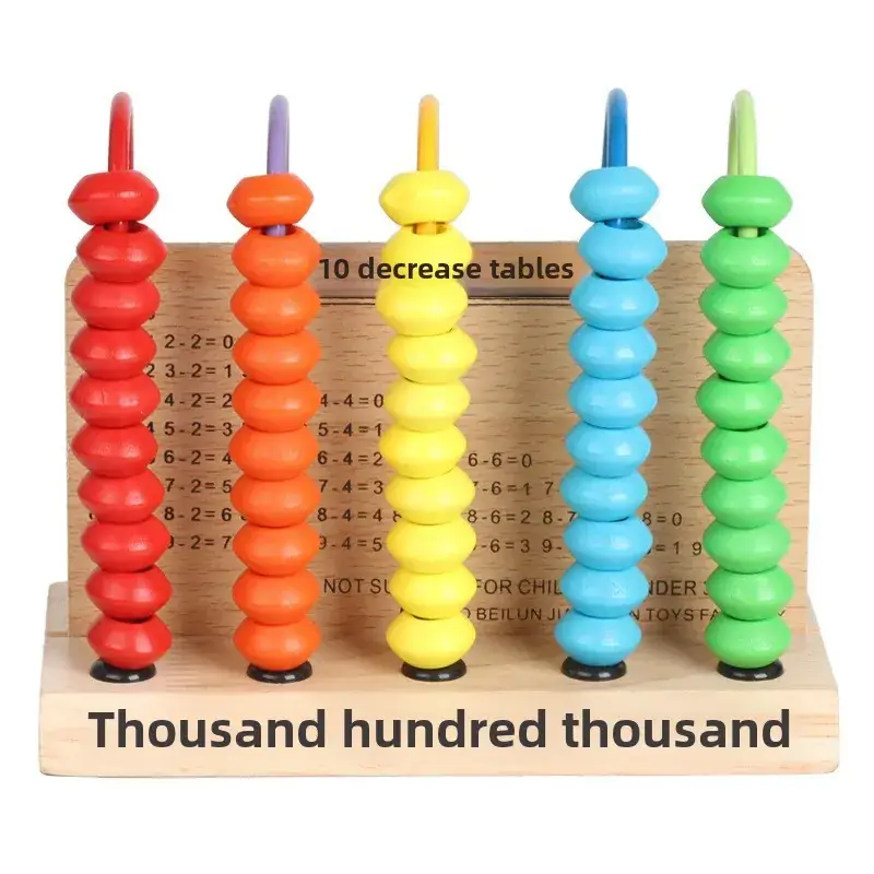 Children's Colorful Counting Beads Educational Toy - Image 4
