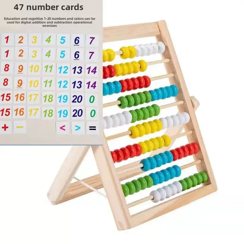 Children's Colorful Counting Beads Educational Toy - Image 7
