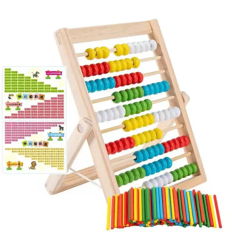 Children's Colorful Counting Beads Educational Toy - Image 8