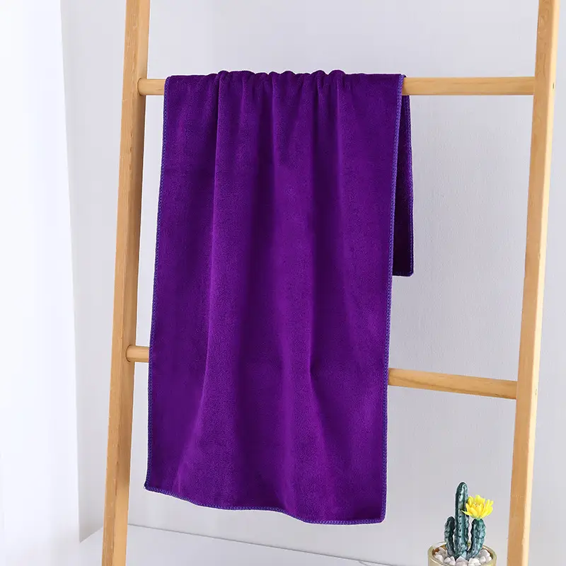 Blue Microfiber Towel for Home Salon Car Wash - Image 6