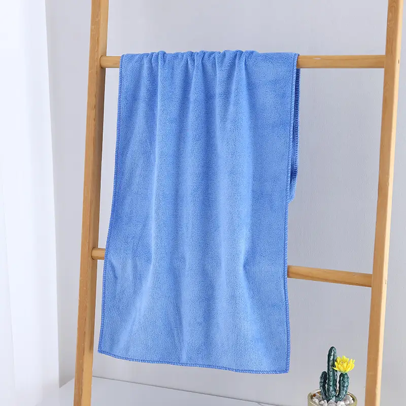 Blue Microfiber Towel for Home Salon Car Wash - Image 9
