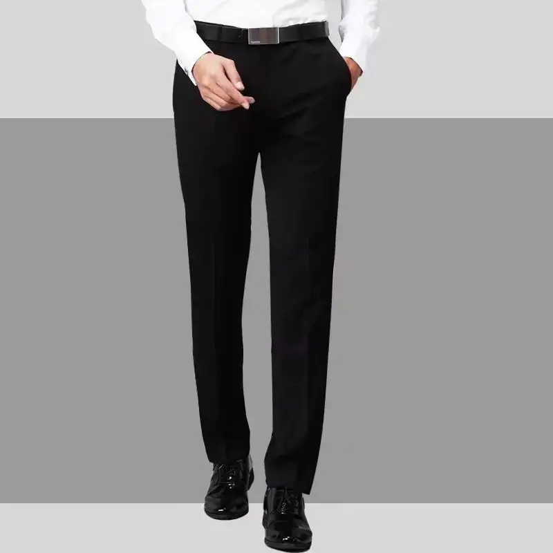 Winter Fleece Slim Fit Gray Pants for Men - Image 8