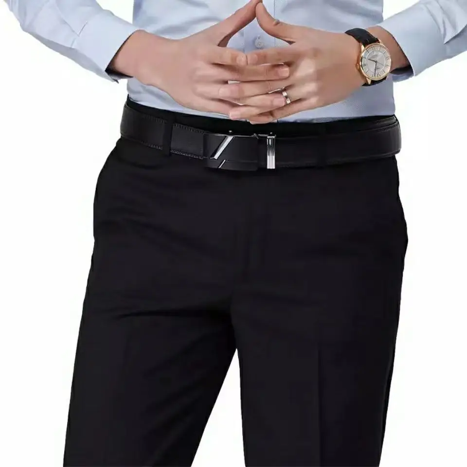 Winter Fleece Slim Fit Gray Pants for Men - Image 10