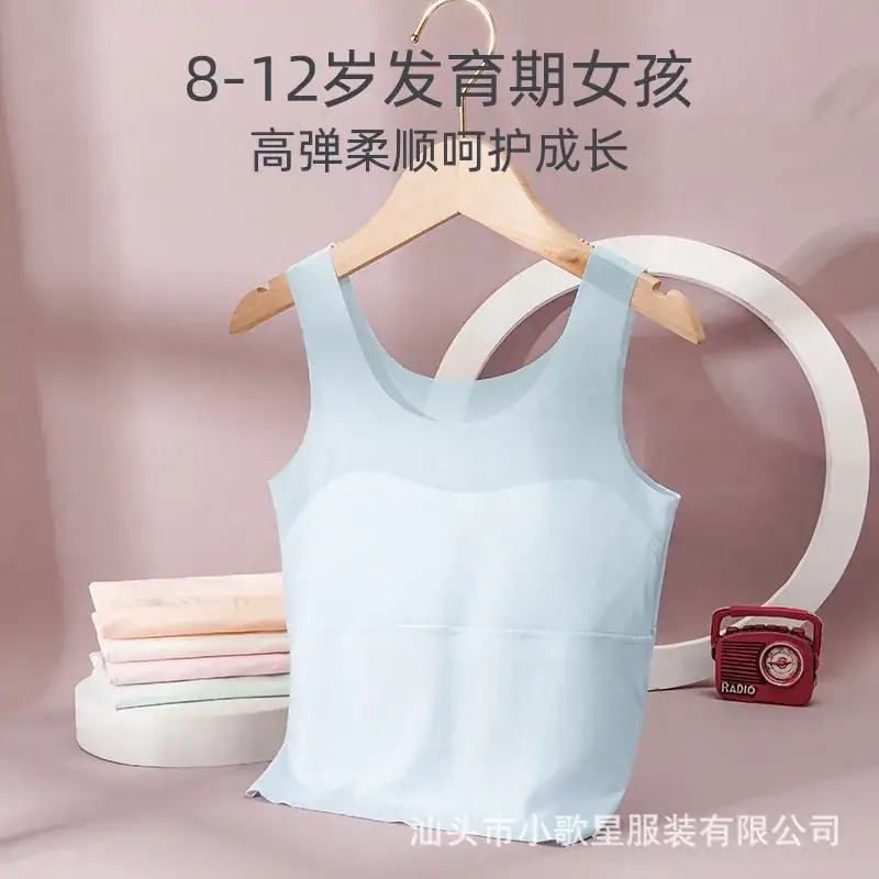 Girls Modal Underwear Light Blue Pink Beige - Image 7