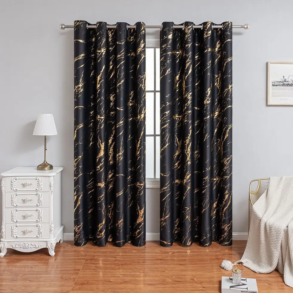 Modern Marble Curtain for Living Room & Bedroom High Shading - Image 4