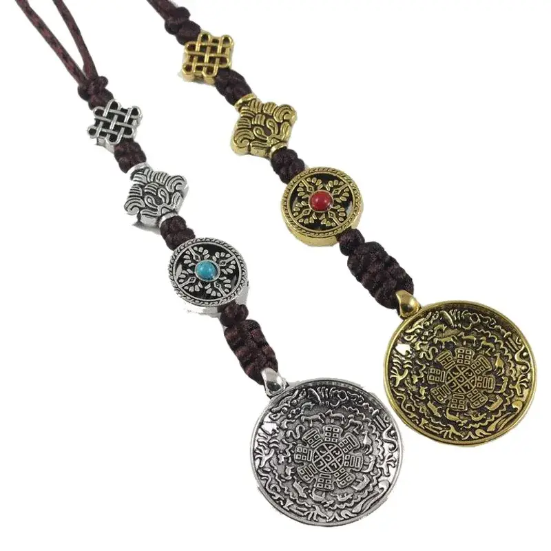 Xiangyang Eight Diagrams Necklace with Buddha Pendant