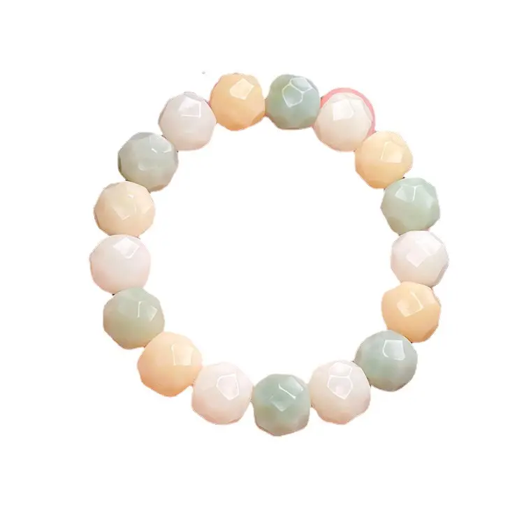 Men Women Bodhi Root Carved Bracelet Multi Treasure Color - Image 6