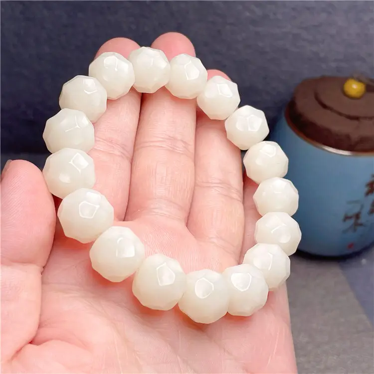 Men Women Bodhi Root Carved Bracelet Multi Treasure Color — feature 7