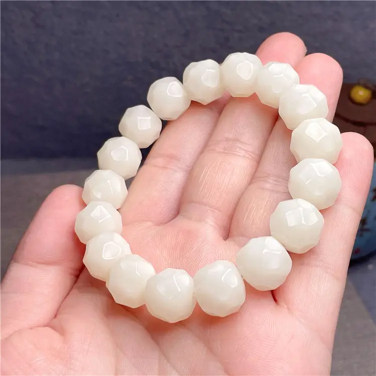 Men Women Bodhi Root Carved Bracelet Multi Treasure Color — feature 8