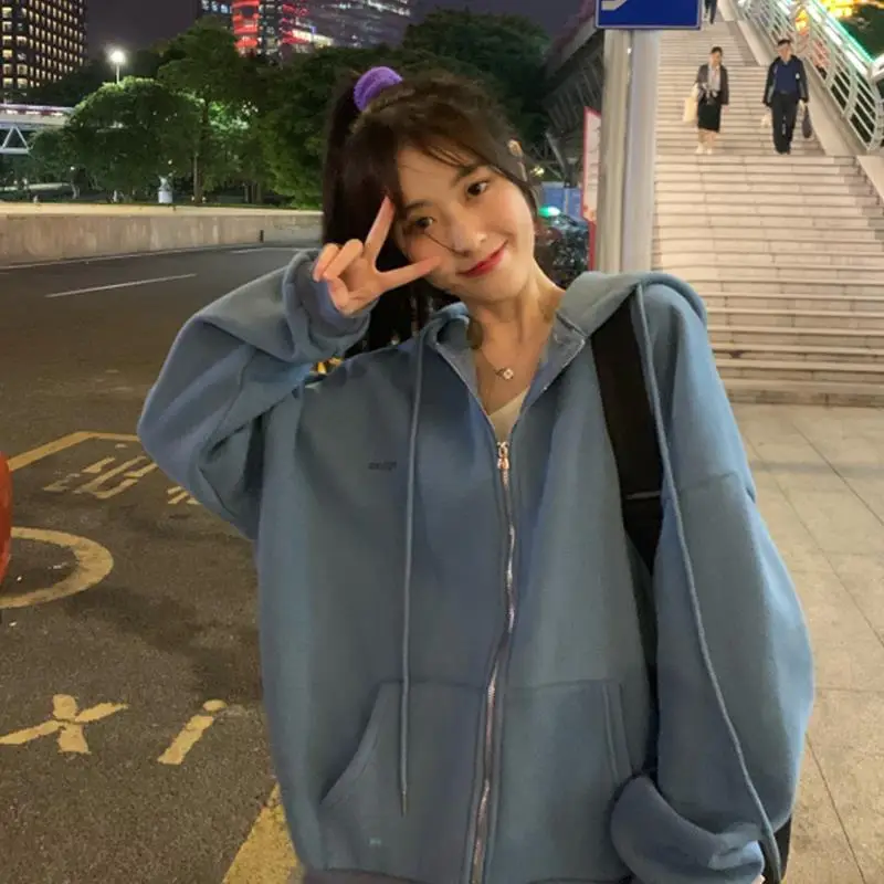 Women Velvet Hoodie Sweatshirt Pink 2025 - Image 6