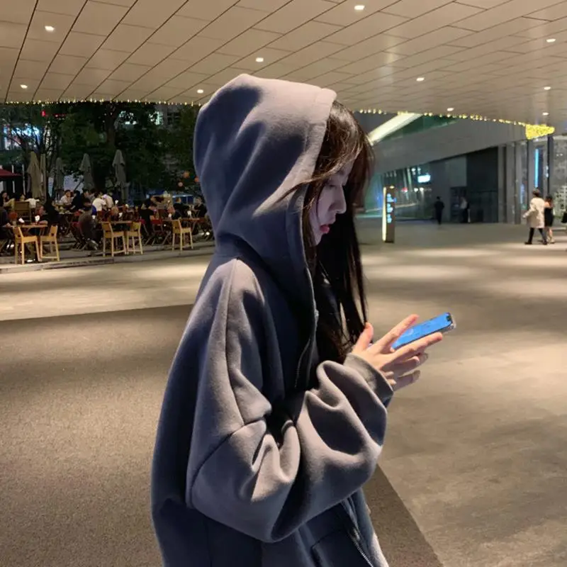 Women Velvet Hoodie Sweatshirt Pink 2025 — feature 22