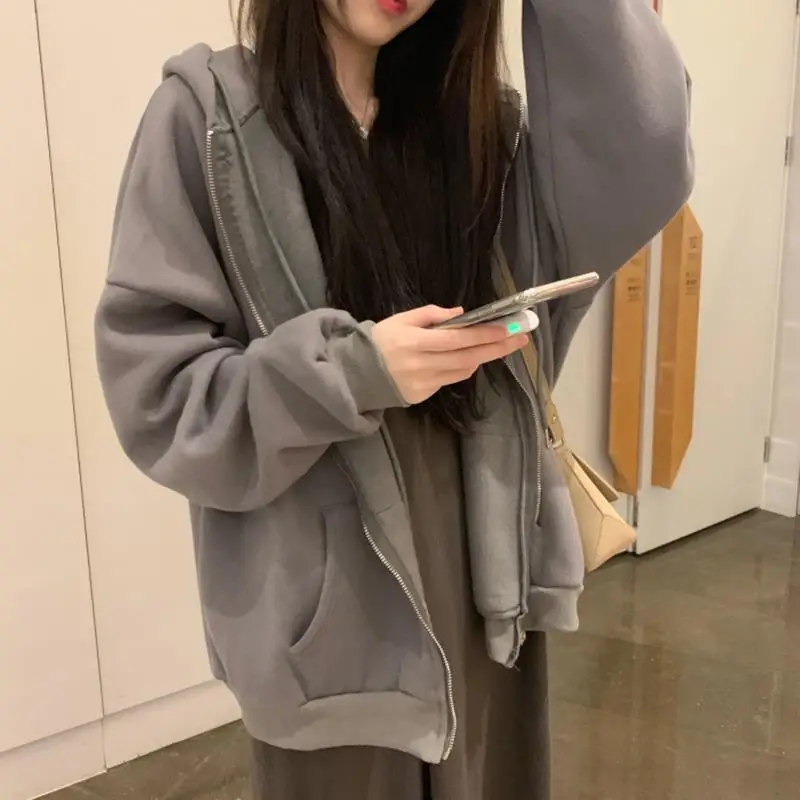 Women Velvet Hoodie Sweatshirt Pink 2025 — feature 25
