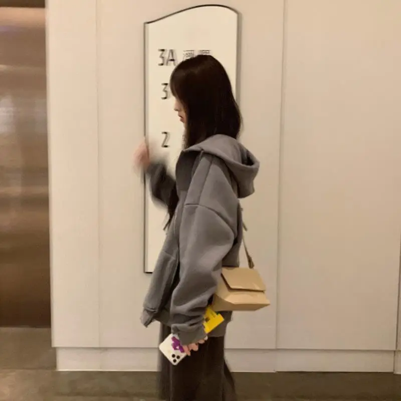 Women Velvet Hoodie Sweatshirt Pink 2025 — feature 26