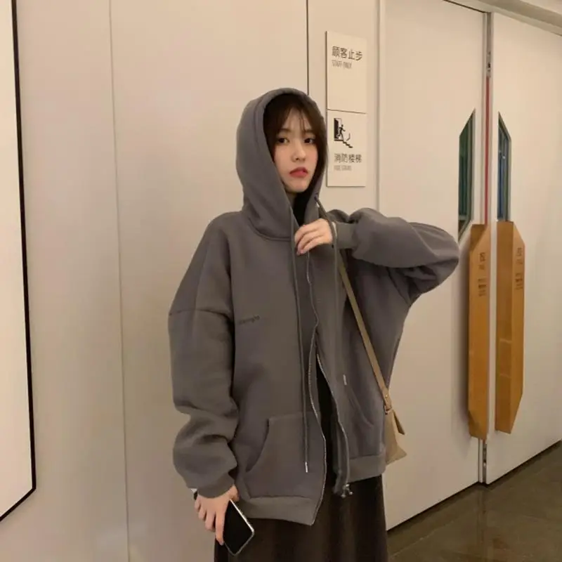 Women Velvet Hoodie Sweatshirt Pink 2025 — feature 27