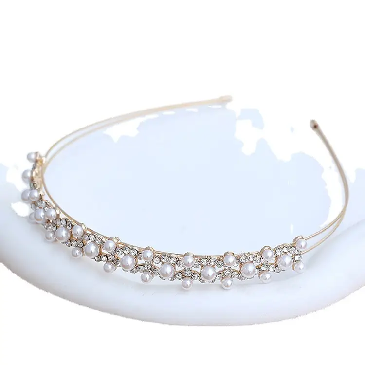 Silver Rhinestone Hair Hoop for Bridesmaids & Weddings - Image 6