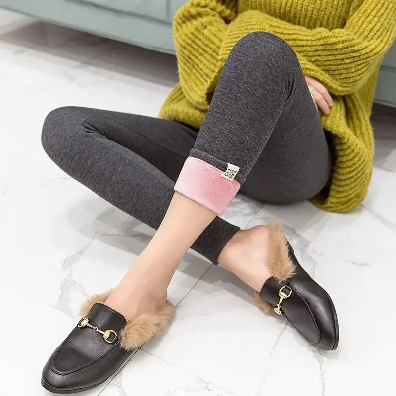 Fleece Lined Fitted Abdominal Pants for Women - Image 3