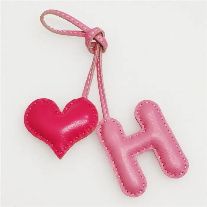 H-Heart Pendant Bag Ornament for Women