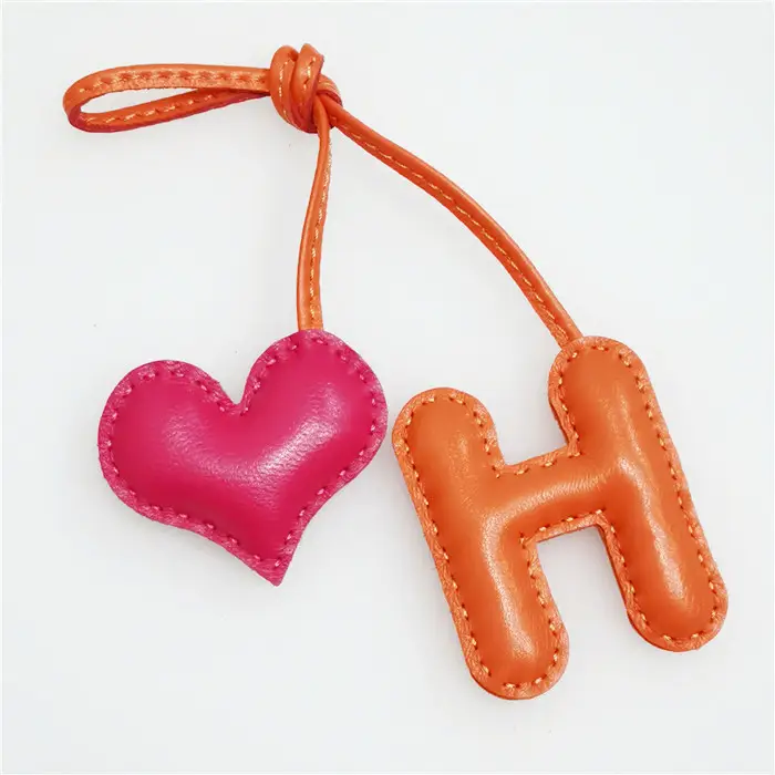 H-Heart Pendant Bag Ornament for Women