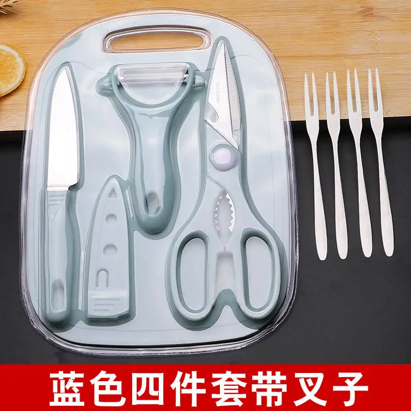 Pink Fruit Knife Set for Students Peeling Melon Knife - Image 14