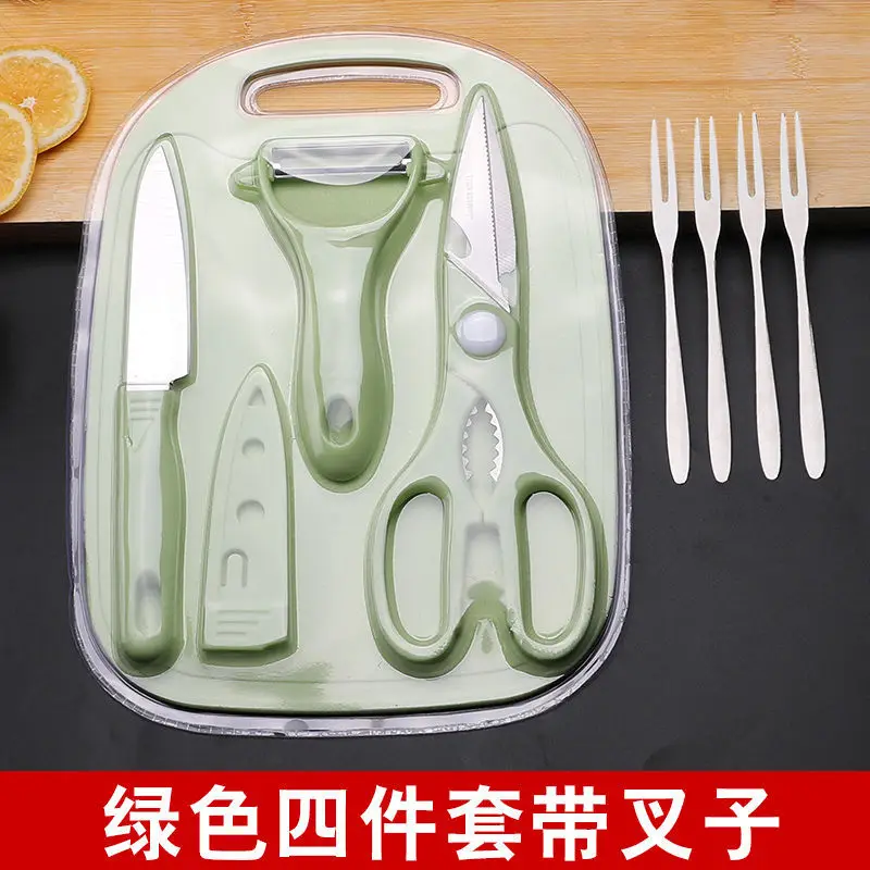Pink Fruit Knife Set for Students Peeling Melon Knife - Image 15